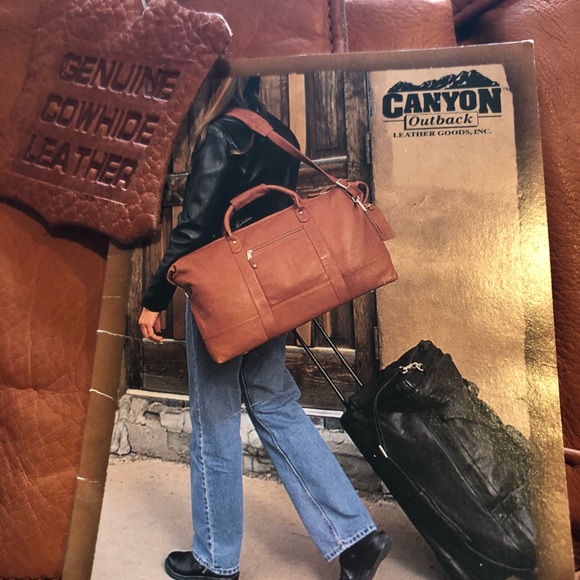 Canyon outback genuine Leather backpack large nwt - Picture 3 of 11